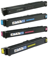 HP 822A Color LaserJet 9500 Compatible Laser Toner Cartridge Value Bundle(K/C/M/Y)