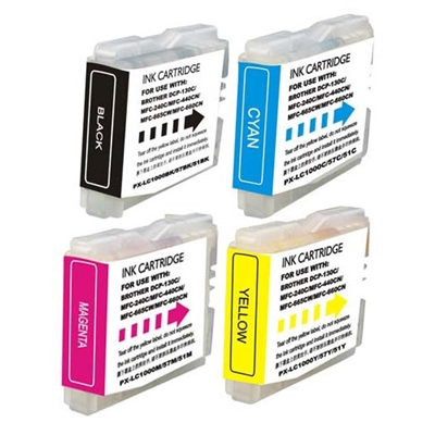 Brother LC51 Compatible 4-Pack Inkjet Cartridge Value Bundle