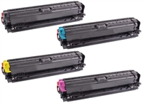 HP 650A Compatible Toner Cartridge Value Bundle For Color LaserJet CP5500/CP5525