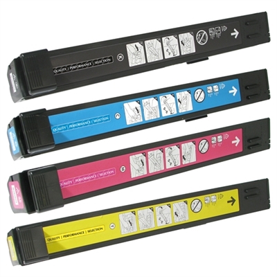 HP 823A Compatible Toner Cartridge Color Set (K/C/M/Y) - CB380A, CB381A, CB382A, CB383A