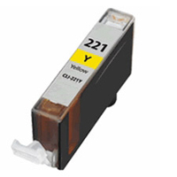 Canon CLI-221Y Compatible Yellow Ink Cartridge