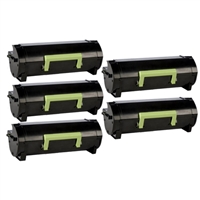 Lexmark 24B6035 Compatible Toner Cartridge 5-Pack Value Bundle