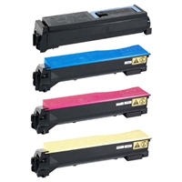 Kyocera Mita TK-542 Compatible Toner Cartridge Value Bundle (K/C/M/Y)