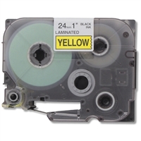 Brother TZe651 Compatible Black On Yellow P-Touch Label Tape