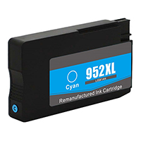 HP L0S61AN (HP 952XL) Remanufactured High Yield Cyan Ink Cartridge