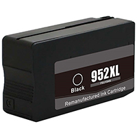 HP F6U19AN (HP 952XL) Remanufactured High Yield Black Ink Cartridge