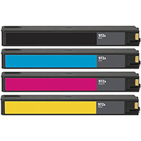 HP 972A Remanufactured Ink Cartridge 4-Pack