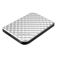 Verbatim Store 'n' Go Portable Hard Drive, USB 3.0, 1 TB, Silver