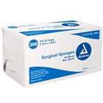 Surgical Gauze Sponge - 3"x 3" 8 Ply; Non-Sterile (200 per pack)