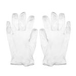 Vinyl Exam Gloves; Medium - Powder Free (100/box)