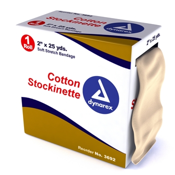 Cotton Stockinette, 2" x 25 yds (4 rolls per case)