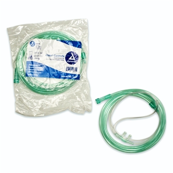 Standard Nasal Cannula, Adult, 7 ft. Flared Curved Tip (50/case)