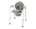 3-in-1 Steel Folding Commode