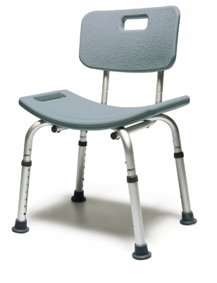 Knock-Down Bath Seat w/Backrest