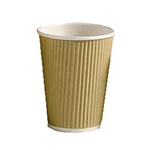 Insulated Ripple-Wrap Paper Coffee Cup-12 oz- 40 count