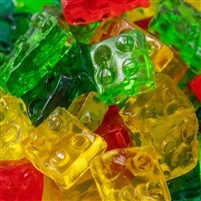 3-D Gummi Blocks - 8 oz Bag