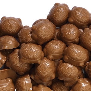 Milk Chocolate Caramel Filled Mini Turtles - 5 LB Box