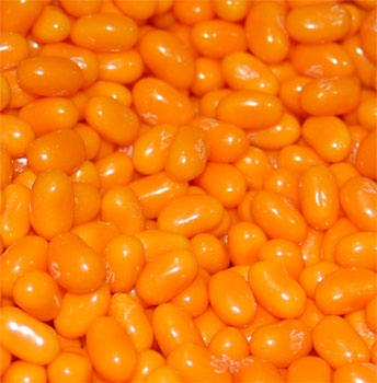 Jelly Belly Tangerine Jelly Beans - 5 LB Bag