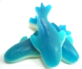 Gummi Killer Sharks - 1 LB Bag