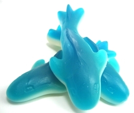 Gummi Killer Sharks - 5 LB Bag