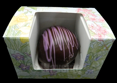 4 oz Raspberry Cream Egg | Dark Chocolate