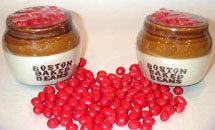 Boston Baked Bean Pot (filled with Boston Baked Beans)