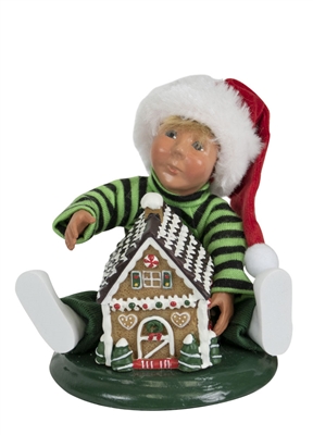 Byers' Choice Caroler - Toddler with Gingerbread