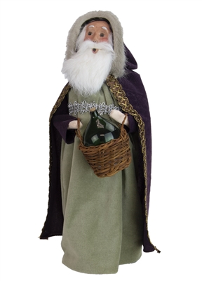 Byers' Choice Caroler - Wine Santa