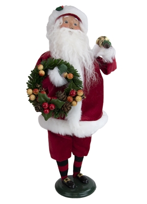 Byers' Choice Caroler - Santa with Wreath