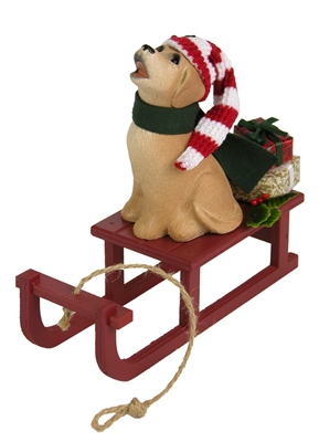 Byers' Choice  - Dog with Sled