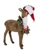 Byers' Choice  - Reindeer with Wreath