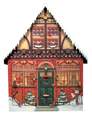 Byers' Choice - Christmas House Advent Calendar