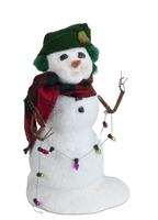 Byers' Choice Caroler -  Snowman with Lights