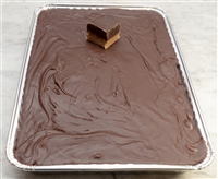 Peanut Butter and Chocolate Layer Fudge 5 LB Tray