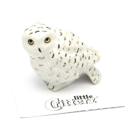 Little Critterz - "Ghost" Snowy Owl