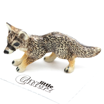 Little Critterz - "Climber" Gray Fox