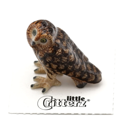 Little Critterz - "Evening" Short-eared Owl