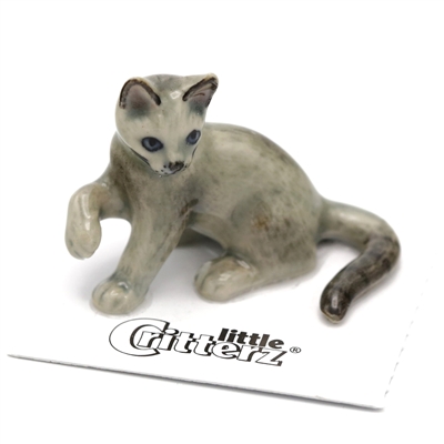 Little Critterz - "Silver" Russian Blue