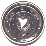 Linda Lou Pewter Heart Kitchen Strainer