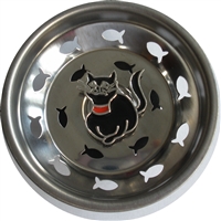 Linda Lou Black Kitty Kitchen Strainer