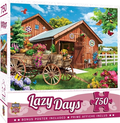 Puzzle - Lazy Days - Flying to Flower Farm