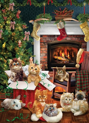 Puzzle - Christmas Kittens