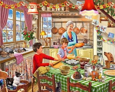 Puzzle -  Christmas at Grandma's