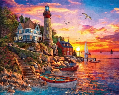 Puzzle - Lighthouse Sunset