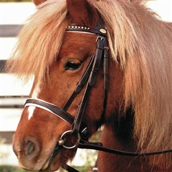 Barefoot Devon Pony Bridle (Black/lightblue or Brown/pink)