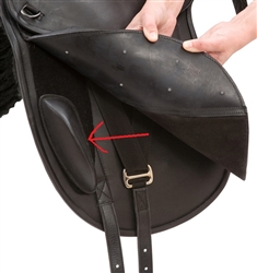 Barefoot Treeless Dressage Saddle Knee Rolls