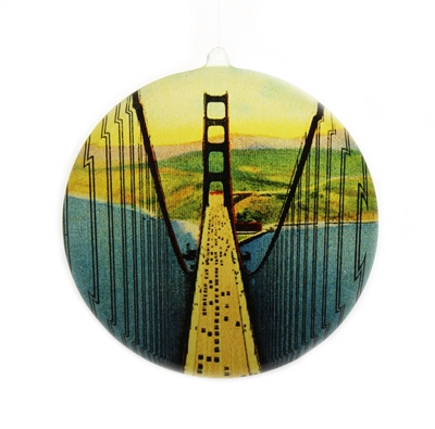 Window Ornament - Golden Gate Bridge Vintage
