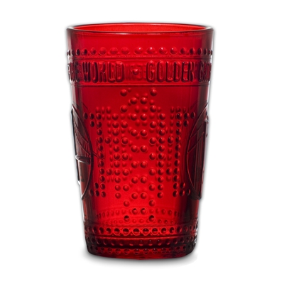 Drinking Glass - Golden Gate Bridge - Red