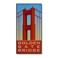 Magnet - Golden Gate Bridge Vintage