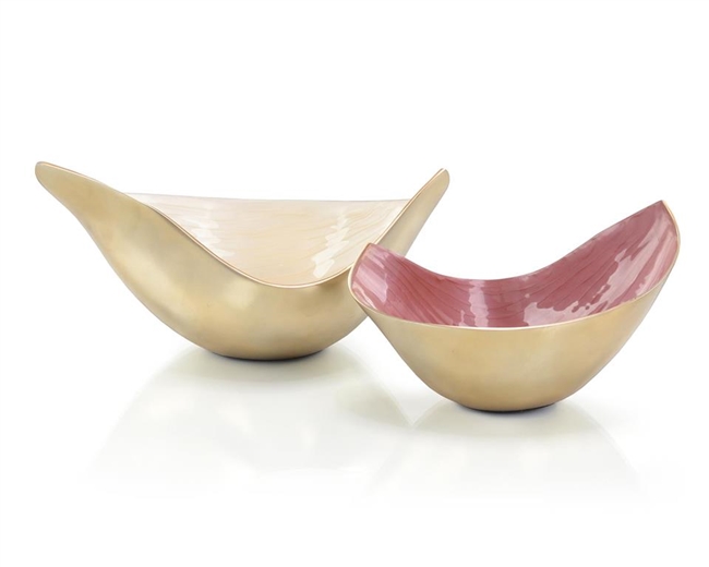 Large Elegant Swoosh Bowl